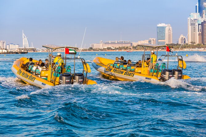 Dubai Marina Guided Sightseeing High-Speed Boat Tour - Palm Jumeirah and the run to Atlantis
