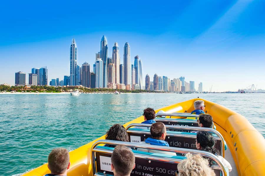 Dubai Marina: Guided Sightseeing Tour by Speedboat - Ain Dubai and Bluewaters Island