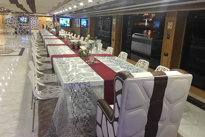 Dubai Marina Luxury Cruise w/ 5 Star Buffet Dinner & Transfer - Ain Dubai and Bluewaters Island