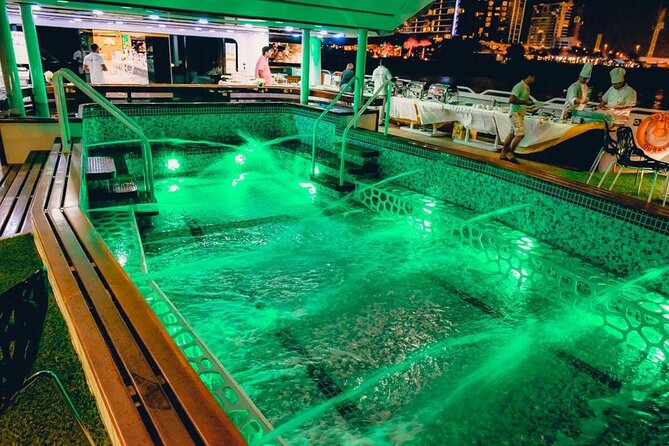 Dubai Marina Luxury Cruise w/ 5 Star Buffet Dinner & Transfer - Atlantis and the Burj Al Arab