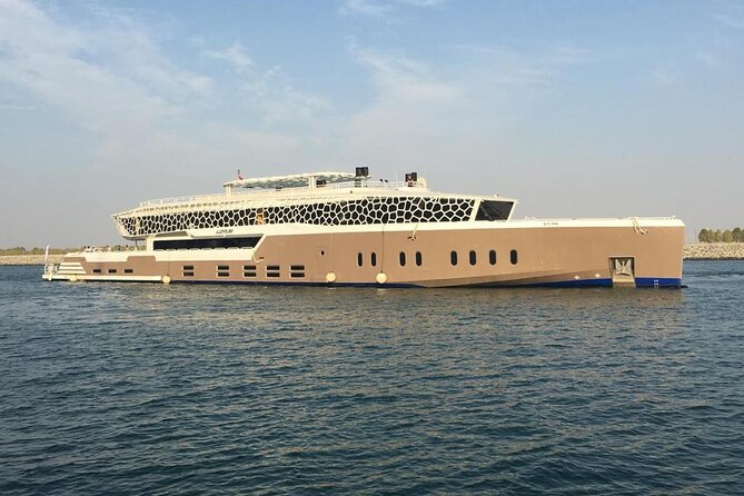 Dubai Marina Luxury Cruise w/ 5 Star Buffet Dinner & Transfer - The boat, decks, and overall atmosphere