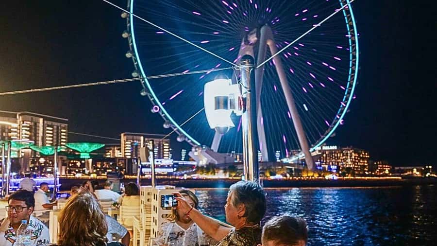 Dubai: Marina Premium Dinner Cruise with Unlimited Drinks - Music, Live Shows, and the Upper Deck