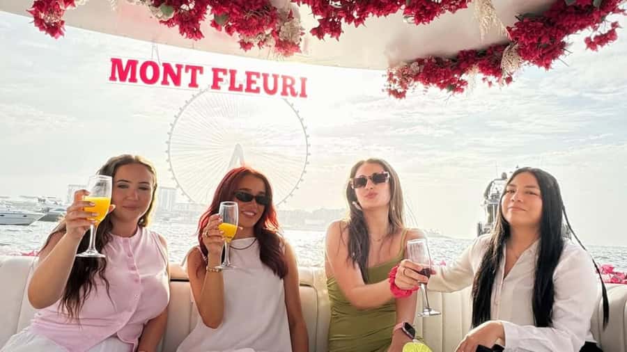 Dubai Marina: Private Boat Tour with Flower - The practical limits of a small boat