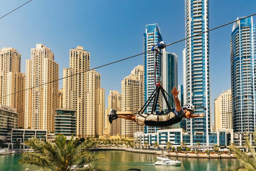 Dubai: Marina Ziplining with Photos, Video and Meal - My verdict on the Dubai Marina XLine