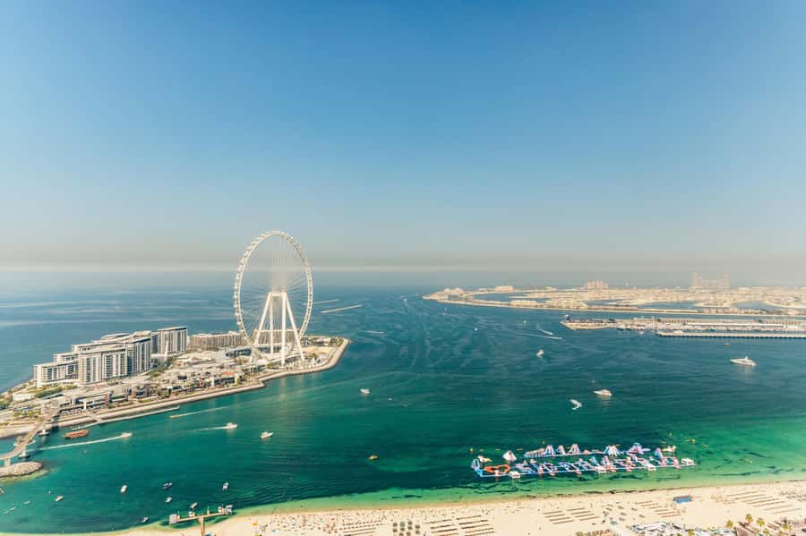 Dubai: Marina Ziplining with Photos, Video and Meal - Riding beside a friend