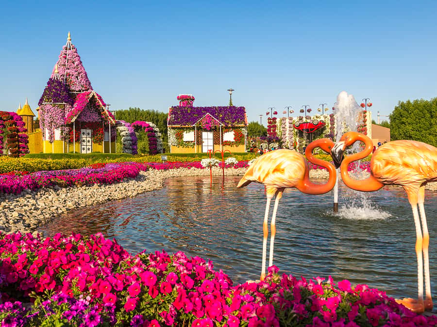 Dubai: Miracle Garden Entry Ticket with Hotel Transfer - Entering a garden made for photographs