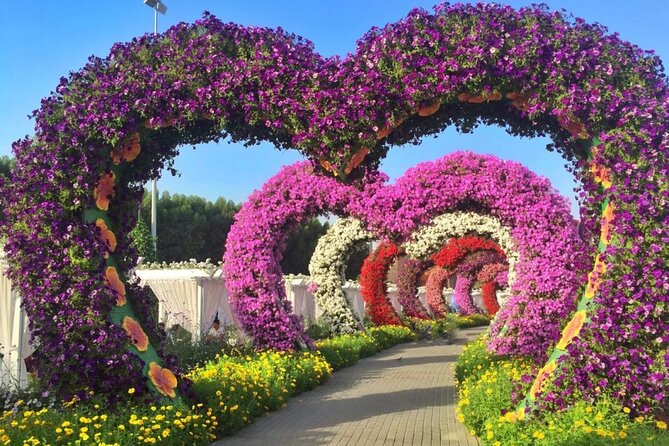 Dubai Miracle Garden Entry Tickets - Smurfs Village and mushroom houses