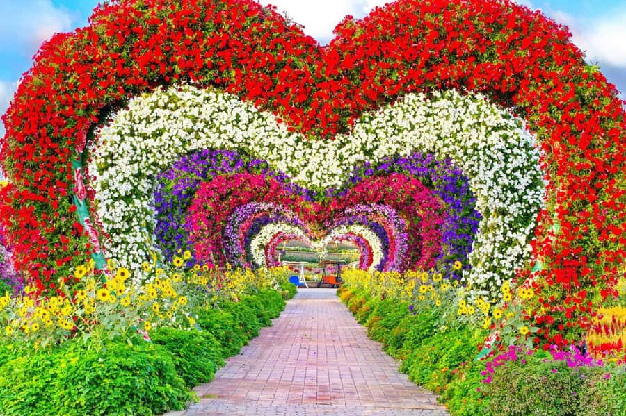 Dubai: Miracle Garden, Global Village, and Dubai Frame - Global Village: the evening showpiece