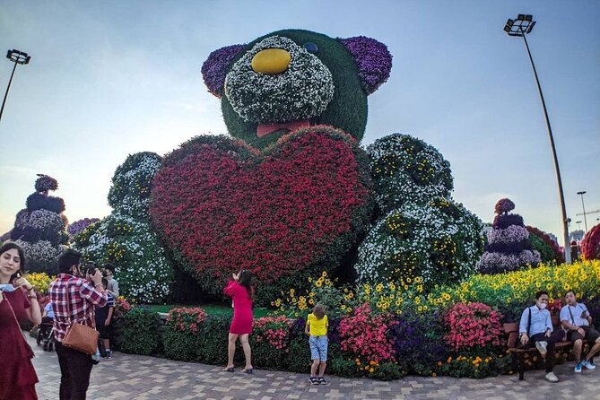 Dubai Miracle Garden Ticket - Disney characters and three-dimensional floral art