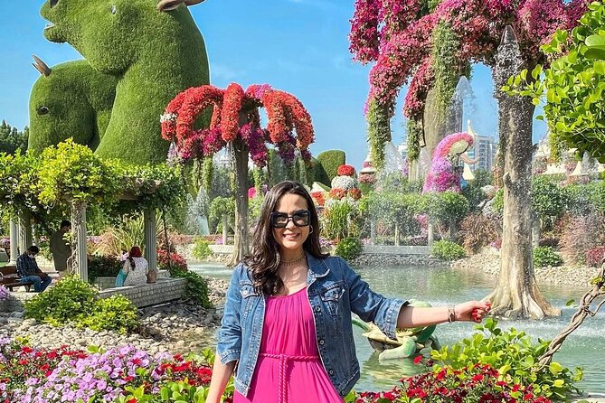 Dubai Miracle Garden Ticket - Ticket checks at the entrance