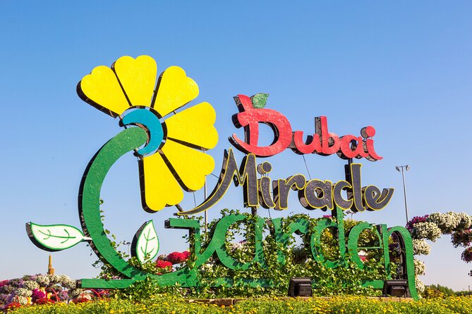 Dubai Miracle Garden Ticket with Transfer - The Smurf Village adds a playful family stop