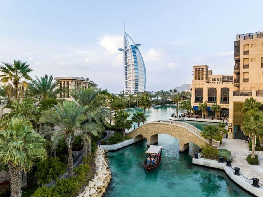 Dubai Modern Tour: Souq Madinat, Marina, Burj Khalifa stop - Dubai Marina: skyline views in a short walk