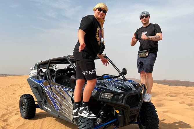 Dubai Morning 4 Seater Buggy Tour Sand Boarding & Camel ride - The dune buggy is the main burst of action