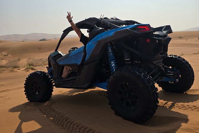 Dubai: Morning CaNam Buggy Safari with Sandboarding & Camel Ride - What $195 buys you