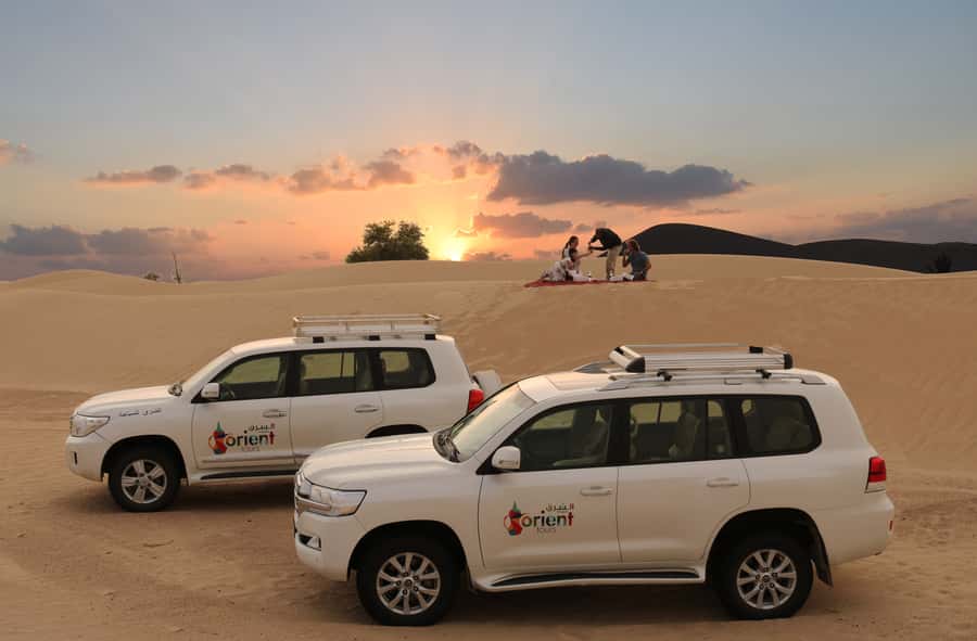 Dubai: Morning Desert Safari with Camel Ride & Sandboarding - Leaving Dubai for Lahbab Desert