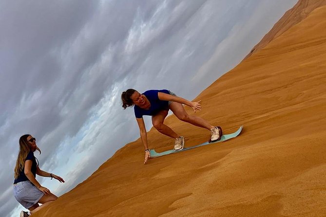 Dubai Morning Desert Safari with Quad Biking & More Activities - Sandboarding on the Dune Slopes