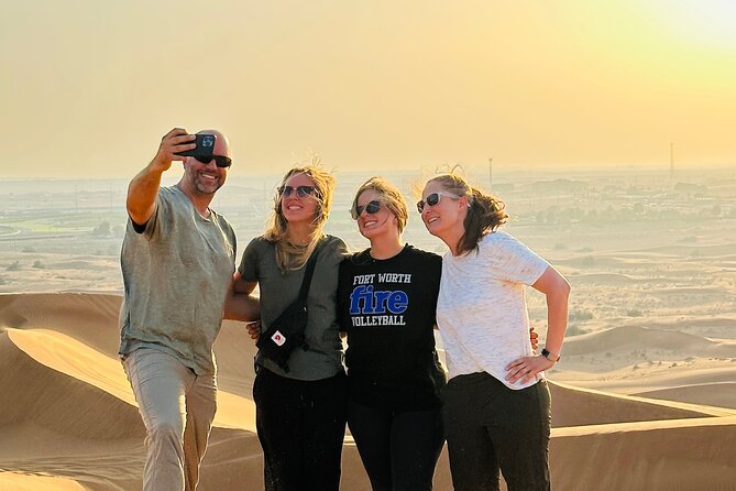 Dubai Morning Evening Desert Safari,Sand boarding and Camel ride - Lahbab’s red dunes make this more than a city-side sand ride