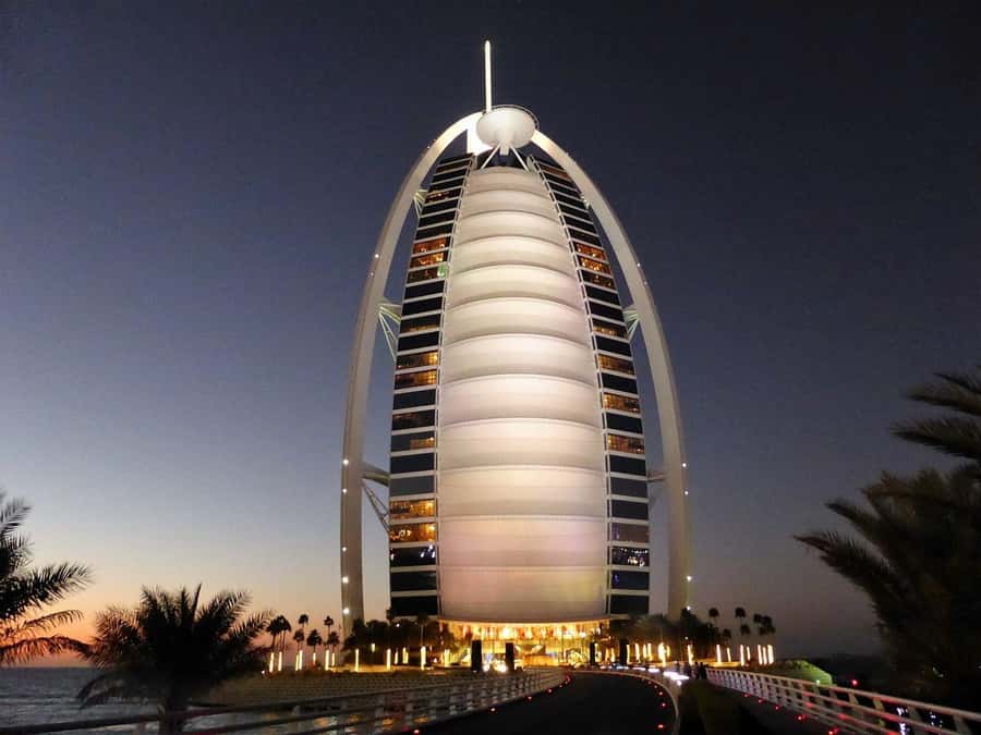 Dubai: Nighttime Guided City Tour by Van & Blue Water Island - Palm Jumeirah and Bluewaters Island