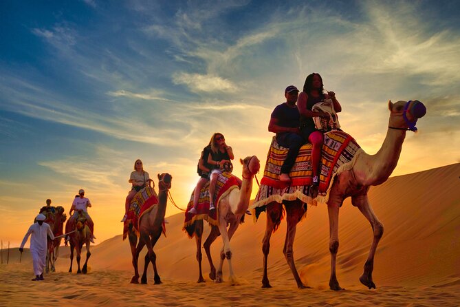 Dubai Overnight Desert Safari, BBQ & Stargazing at Al Khayma Camp - Dune bashing and sandboarding at Lahbab