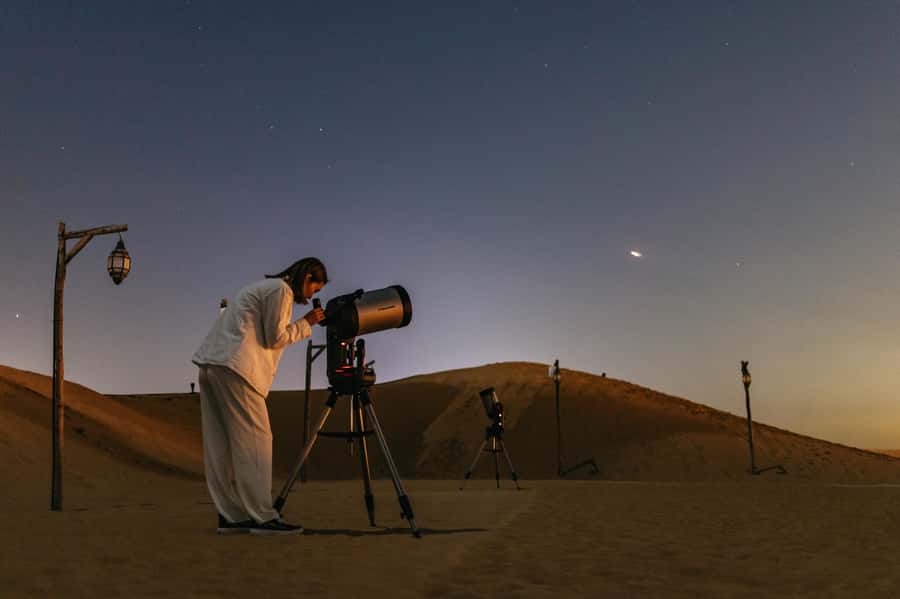 Dubai: Overnight Safari, Dinner, Stargazing & Al Khayma Camp - Quad bikes and the wait before dune bashing
