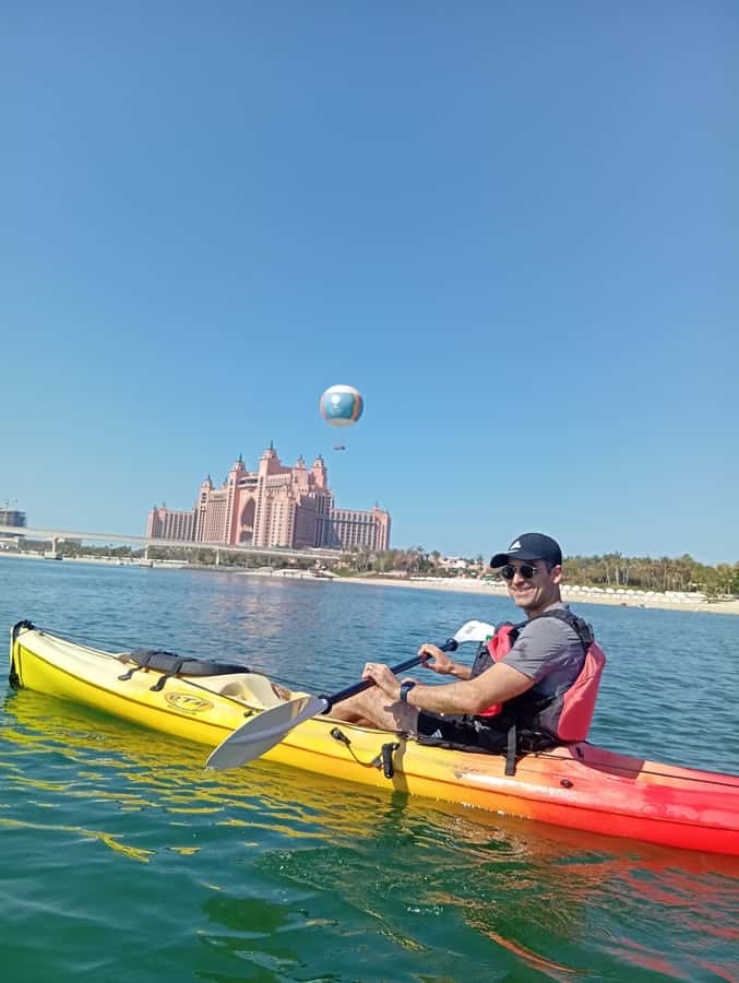 Dubai: Palm Jumeirah Guided Kayaking Tour - Palm Jumeirah Looks Better From a Kayak