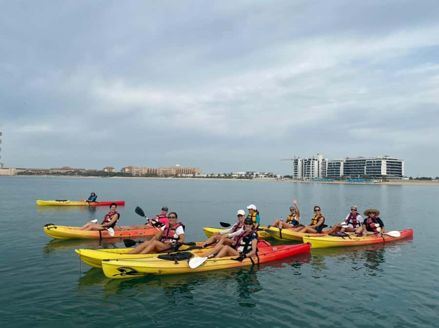 Dubai: Palm Jumeirah Guided Kayaking Tour - Paddling the East Crescent