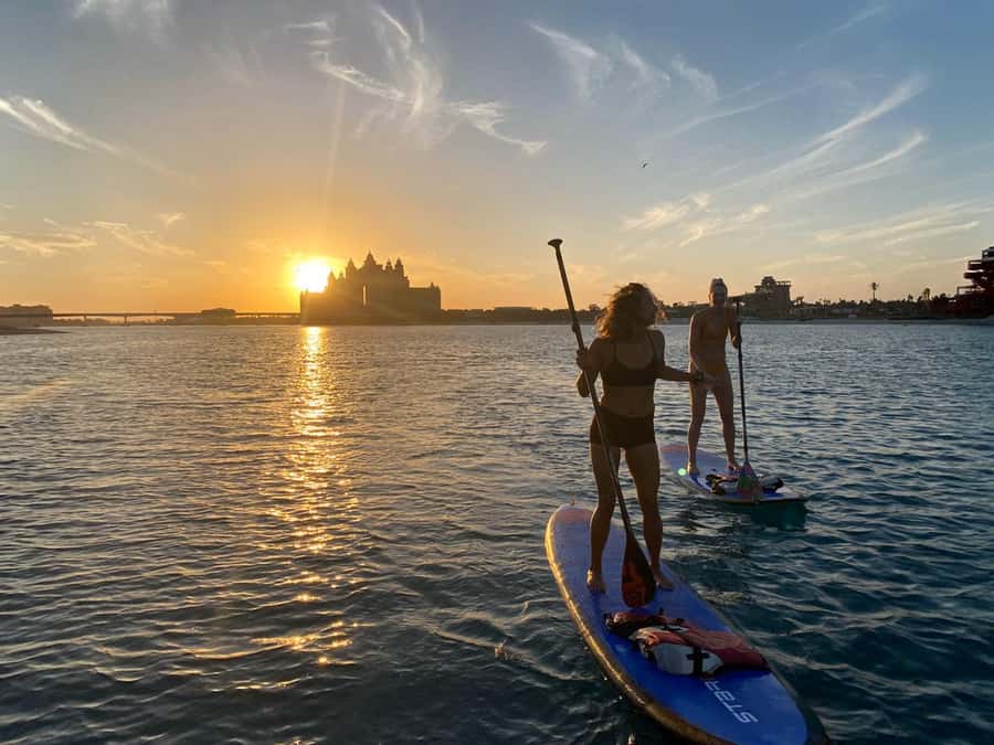Dubai: Palm Jumeirah Paddle Boarding Tour - A gentle first lesson for beginners