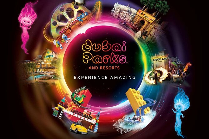 Dubai Parks one Park pass with Transfers - The private ride from your hotel