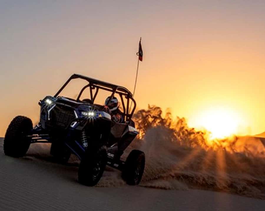 Dubai: Polaris RZR and Sandboarding Desert Adventure - Sandboarding after the buggy ride