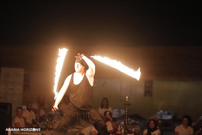 Dubai Premium Desert Safari with Live shows & Gourmet Dinner - Barbecue buffet and vegetarian choices
