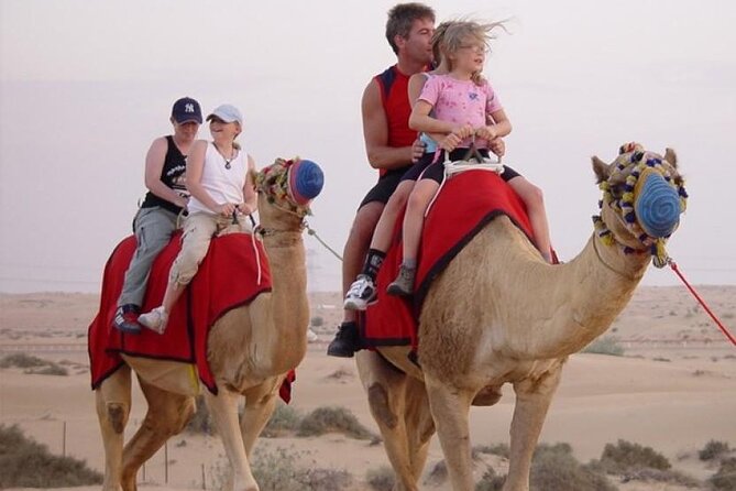Dubai Premium Evening Desert Safari ATVs, Dinner & Shows - Dune bashing, sandboarding, and sunset photographs