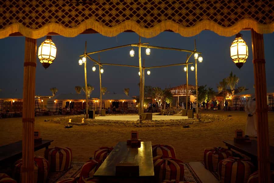 Dubai: Premium Safari, Camel Ride & Al Khayma Camp 3-Buffets - Shows after sunset