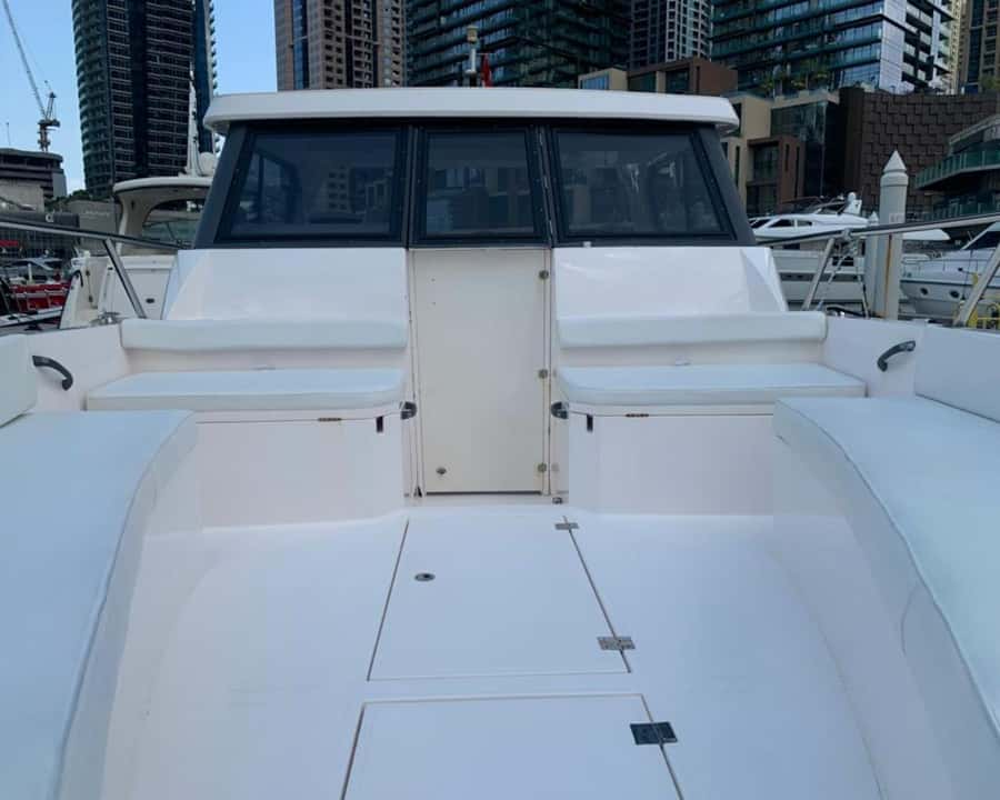 Dubai: Private Boat Cruise from Dubai Marina - A practical look at the onboard setup