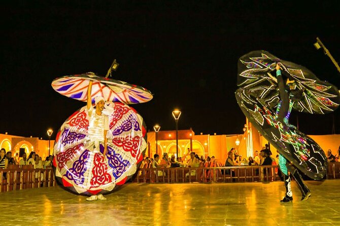Dubai: Private Desert Tour with Air conditioning Premium camp - Live shows finish the evening