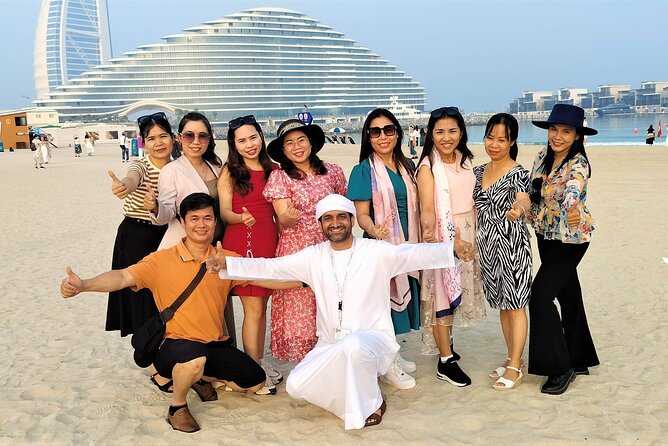 Dubai Private Full Day City Sightseeing Tour with Burj Khalifa - Jumeirah Beach and Burj Al Arab
