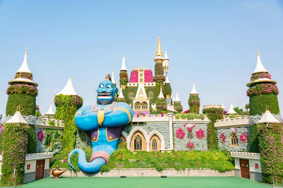 Dubai: Private Miracle Garden & Global Village Trip - Miracle Garden: flowers on a very large scale