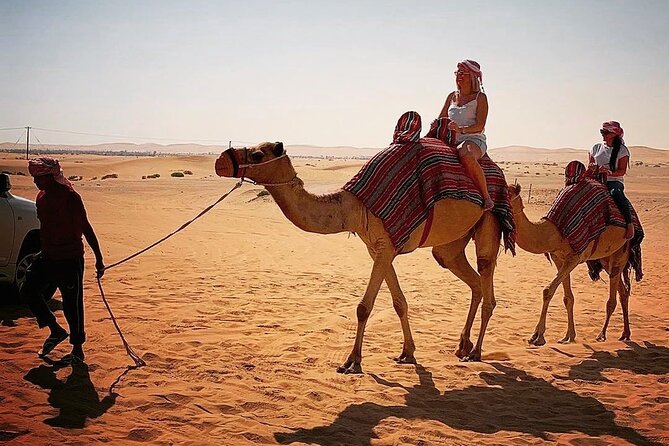 Dubai Private Morning Desert Safari with Camel Ride - Lahbab and the red dunes