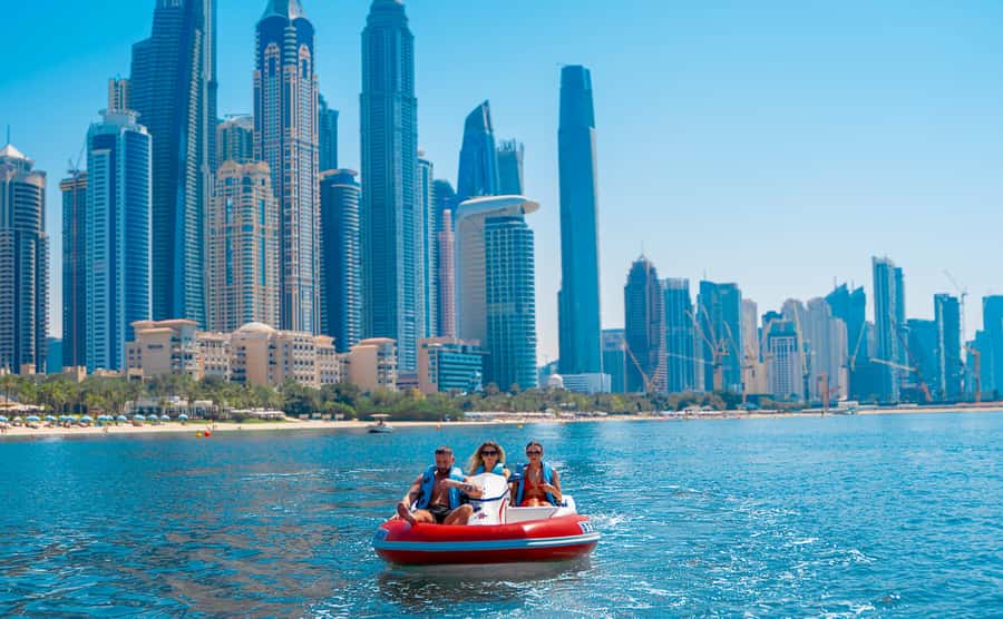 Dubai: Private Self-Drive SeaKart Jet Ski Boat Tour - The 90-minute route: the best balance for most people