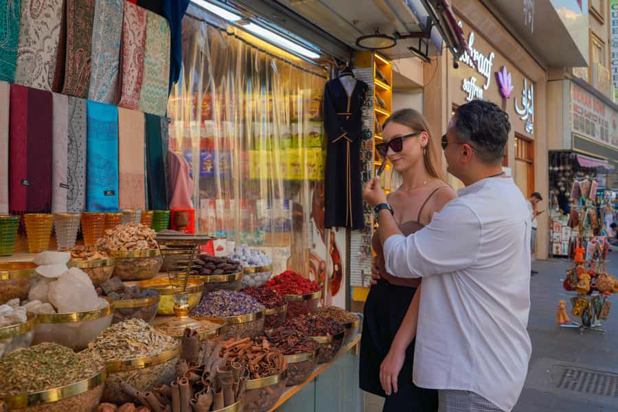 Dubai Private Top Attractions, Premium Vehicle & Street Food - Bluewaters Island, Ain Dubai, and the Palm