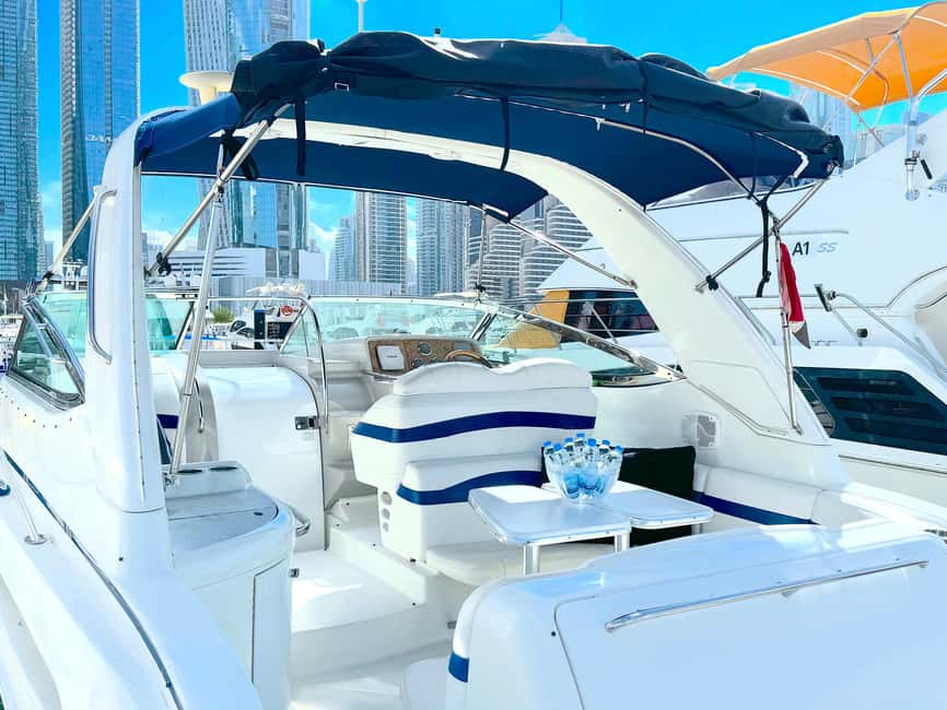 Dubai: Private Yacht Cruise Experience on a Sportsyacht - What is included on the 34-foot yacht