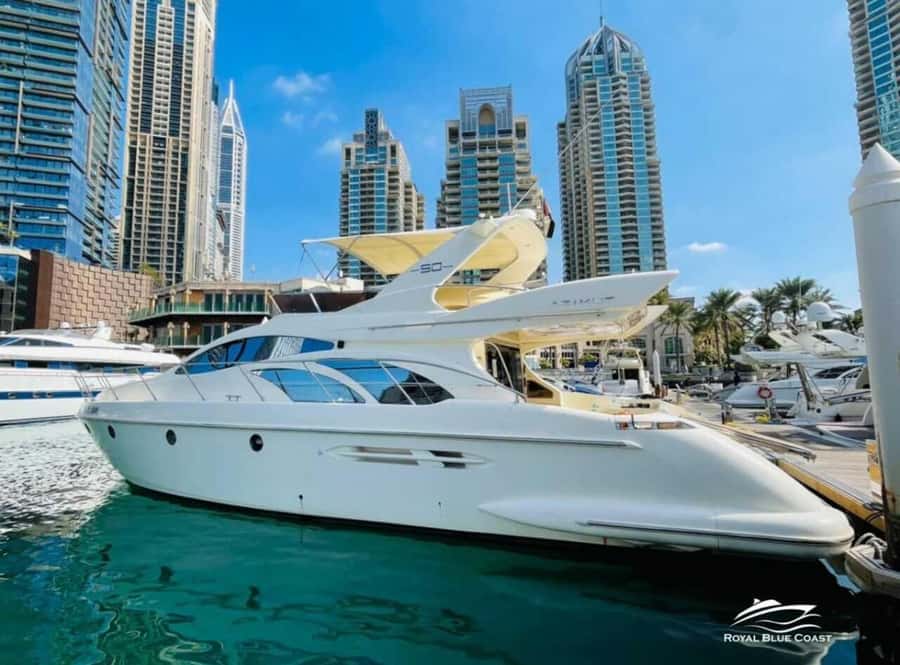 Dubai: Private Yacht Tour 50 feet - Burj Al Arab and the open-water views