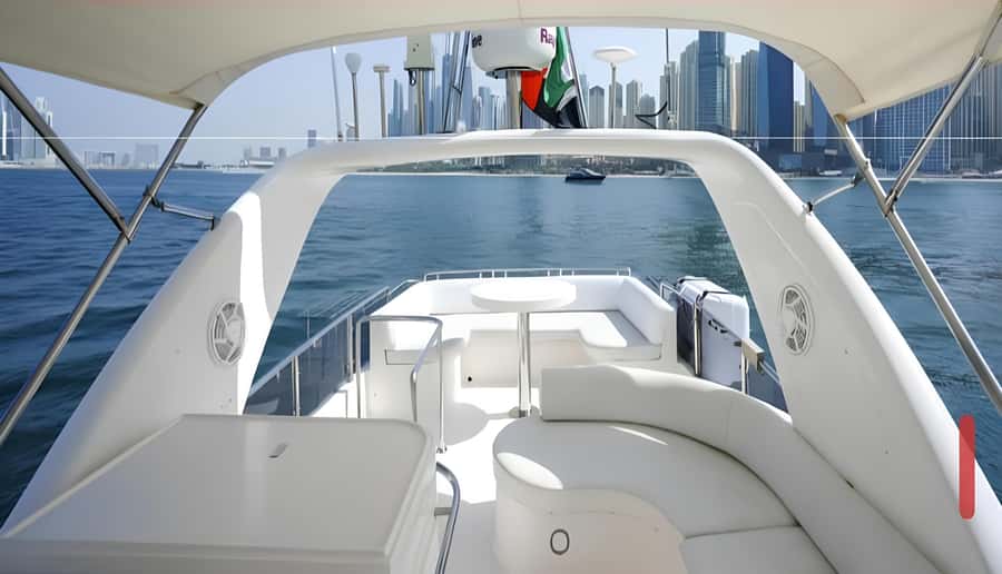 Dubai: Private Yacht Tour Experience with Soft Drinks - Three to eight hours toward Atlantis