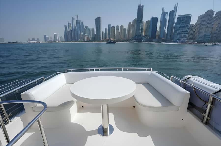 Dubai: Private Yacht Tour Experience with Soft Drinks - Food, drinks, and your own soundtrack