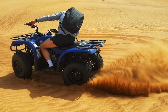 Dubai: Quad Bike Safari, Camels, & Camp with BBQ Dinner - Key points to know before booking