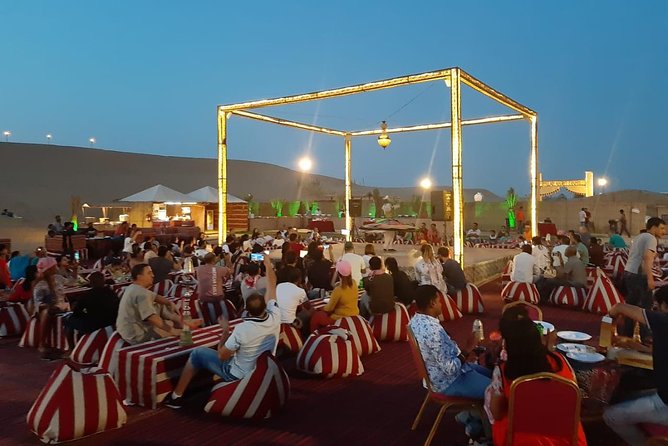 Dubai Red Dunes Desert Safari : Sandboarding, BBQ & Live Shows - BBQ dinner with vegetarian choices