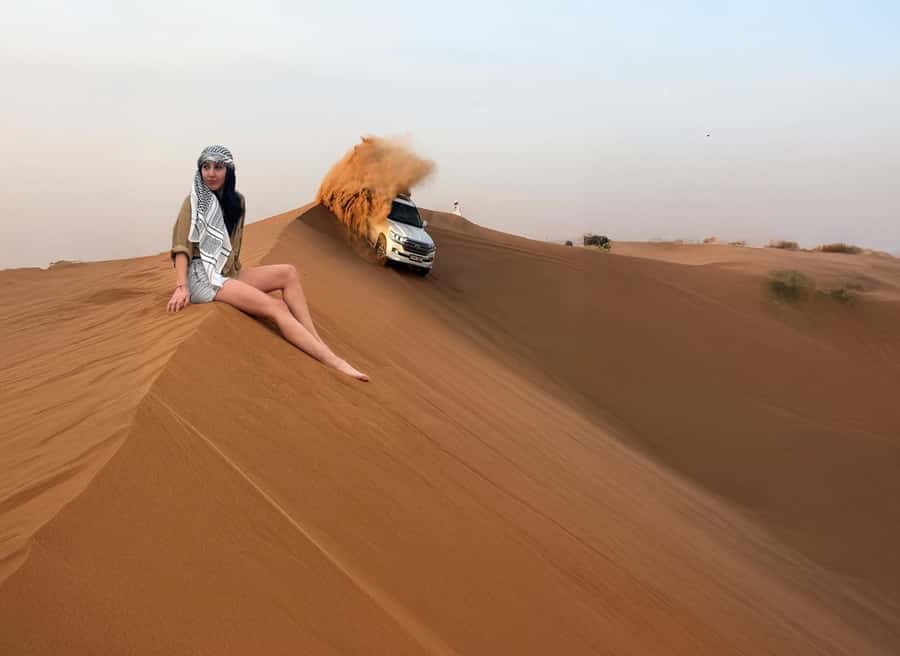 Dubai: Red Dunes Desert Safari with Premium Camp BBQ & Shows - Why Lahbab’s red dunes make this safari different