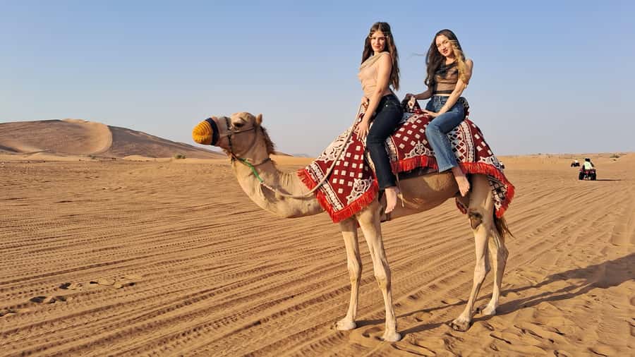 Dubai: Red Dunes Evening Quad Bike, Dune Blast with BBQ - The drive from Dubai or Sharjah
