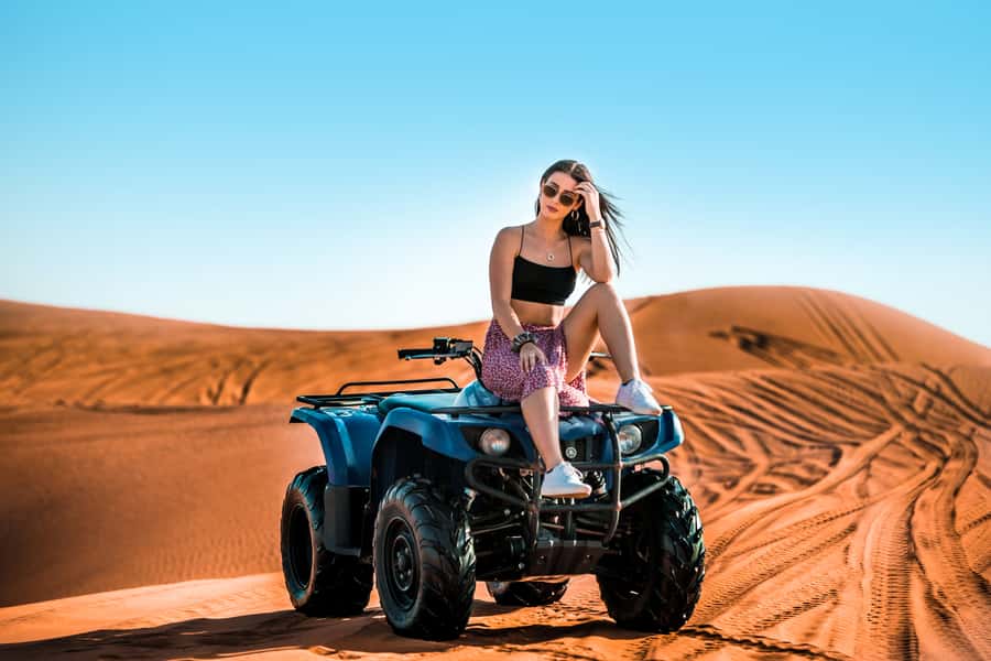 Dubai: Red Dunes Quad Bike, Dune Buggy, Camel & Refreshments - Guide quality can shape the whole outing
