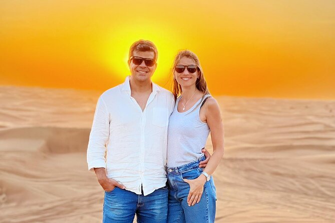 Dubai Red Dunes Safari, ATV, Camel ride, BBQ at Desert Camp - From Dubai hotel pickup to Lahbab’s red dunes