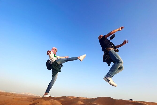 Dubai Red Dunes Safari, ATV, Camel ride, BBQ at Desert Camp - A fast 4x4 run across the dunes